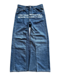 "My Public Pants"  Blue