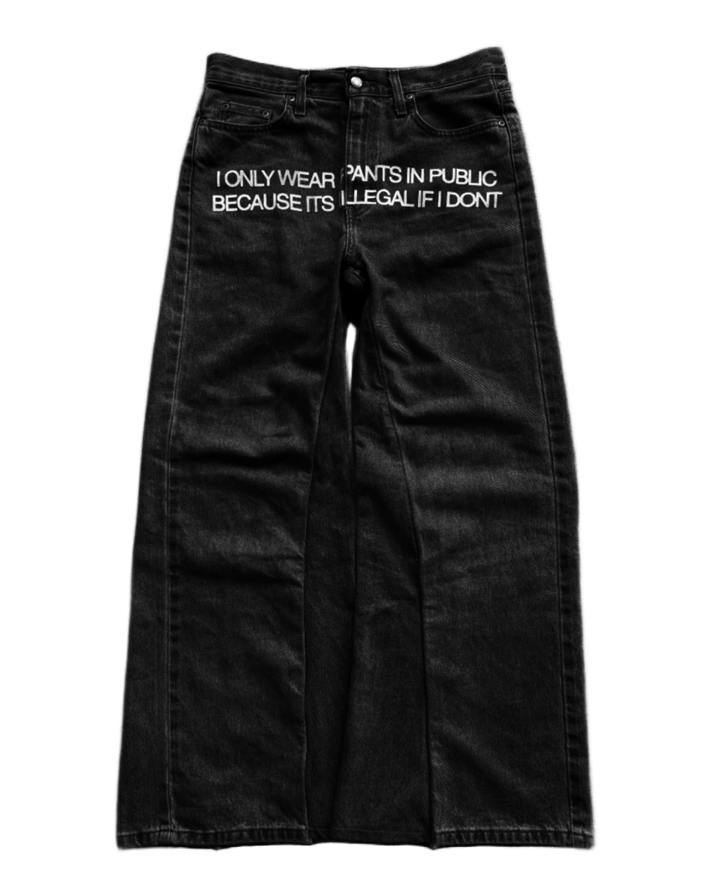"My Public Pants" Black