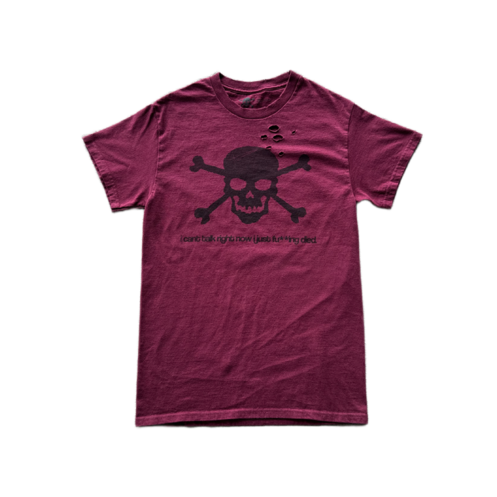 Burgundy "Marooned" TShirt